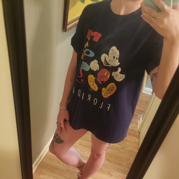 Vintage 90s Mickey Mouse Disney Tshirt Florida Tee - Picture 3 of 7